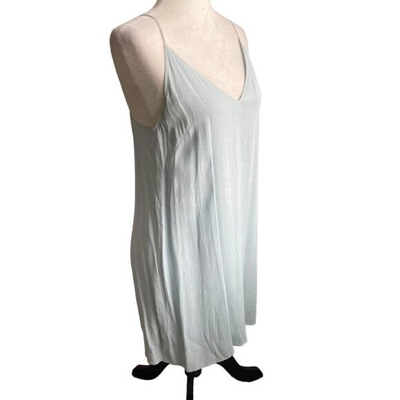ARITZIA Wilfred Free Light Blue Mini Summer Slip Dress US S - Picture 4 of 10